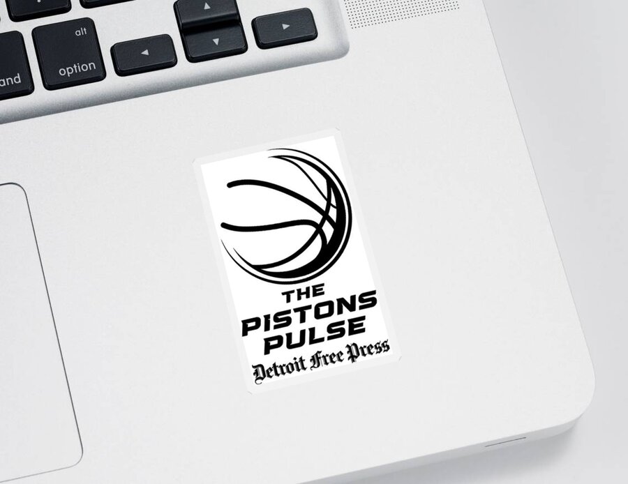 Piston's Pulse Black Logo Sticker