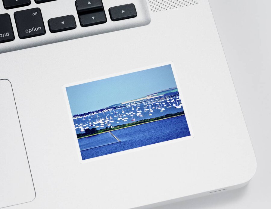 Poole Sticker featuring the photograph Poole Harbour Dorset by Gordon James