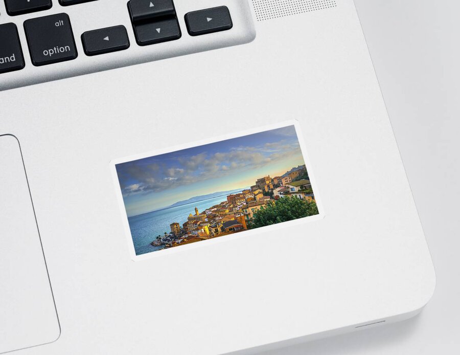 Argentario Sticker featuring the photograph Porto Santo Stefano in the Morning by Stefano Orazzini