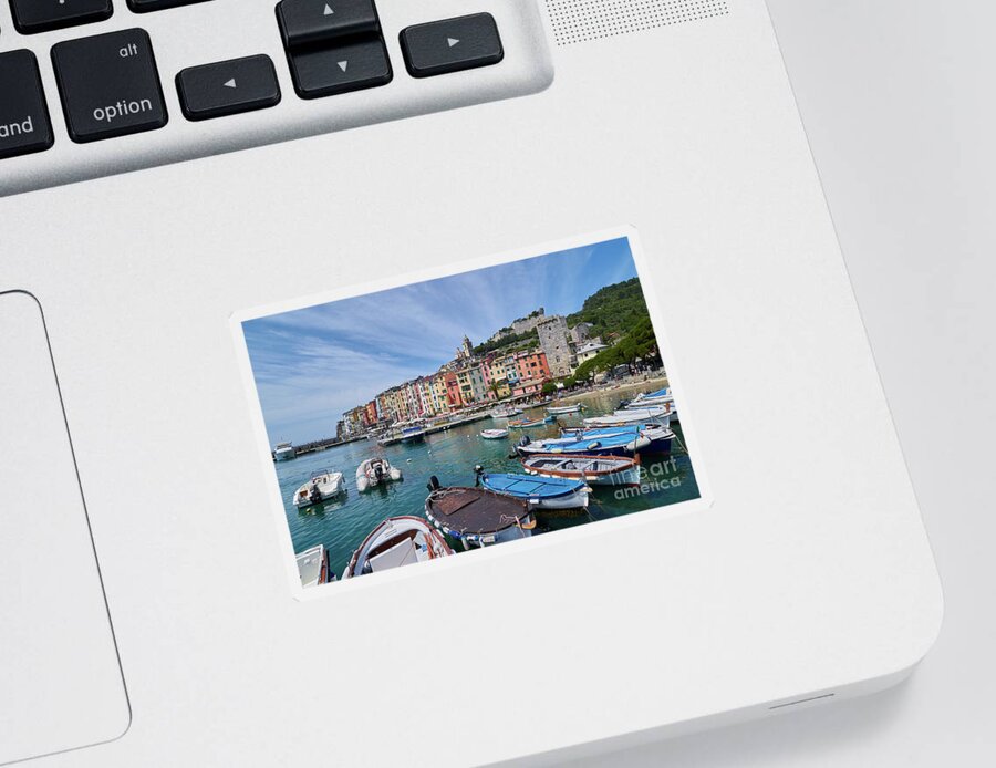 Colourful Buildings Sticker featuring the photograph Porto Venere by Neil Maclachlan