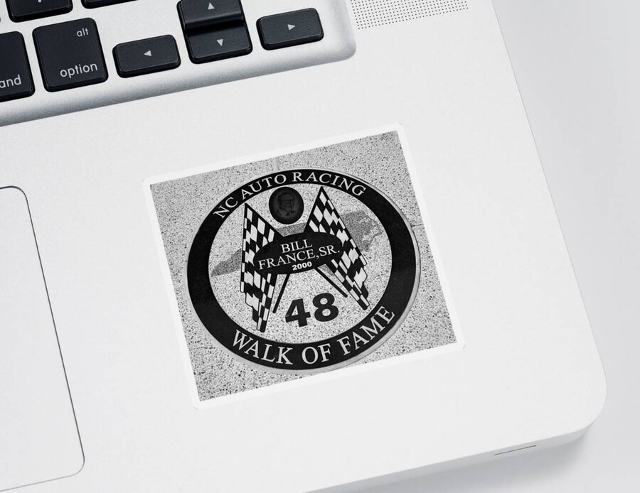 Auto Sticker featuring the photograph Racing Legend 5 by Cynthia Guinn