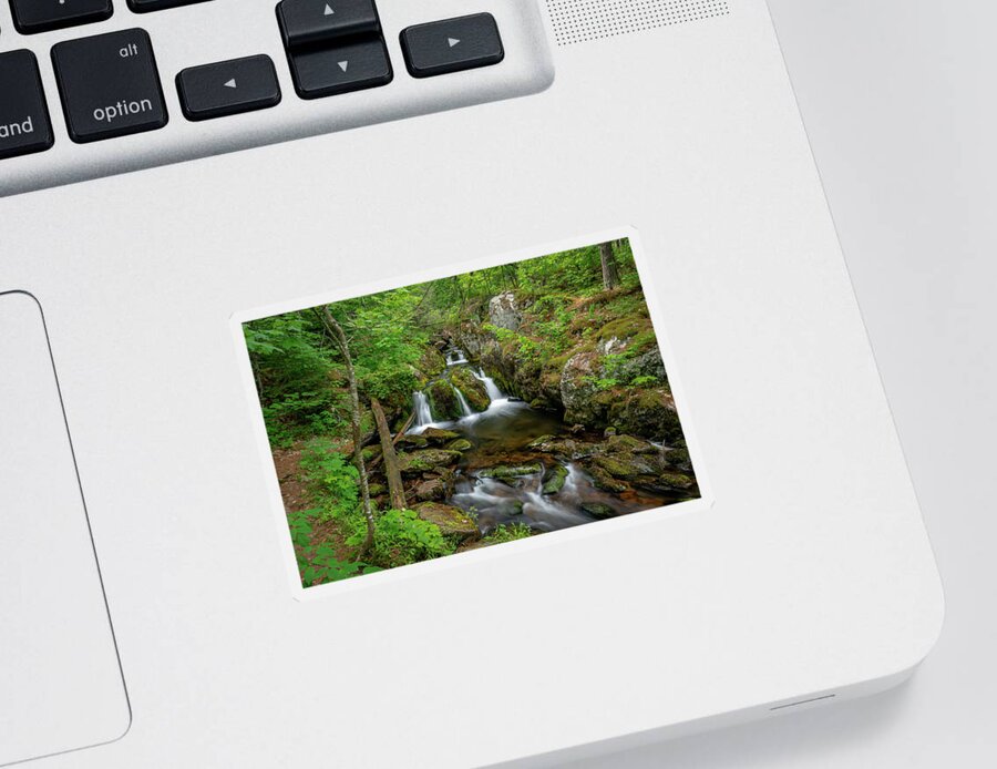 Footsore Fotography Sticker featuring the photograph Reany Falls by Gary McCormick
