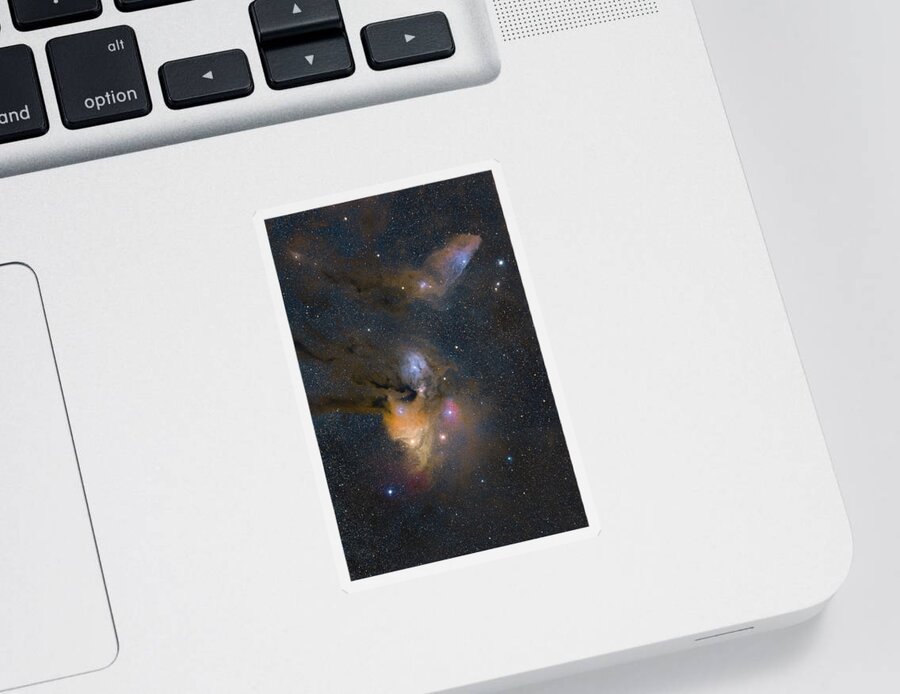 Astrophotography Sticker featuring the photograph Rho Ophiuchi by Grant Twiss