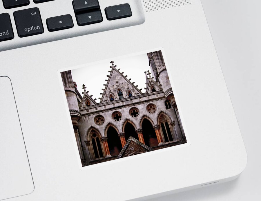 Arches Sticker featuring the photograph Royal Courts of Justice by Christi Kraft