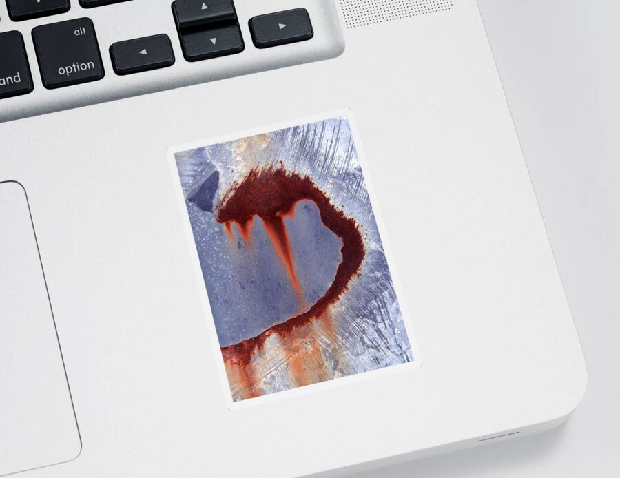 Photography Sticker featuring the photograph Rust #1 by Stephanie Gambini