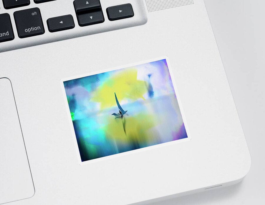 Ipad Painting Sticker featuring the digital art Sailors Dream by Frank Bright