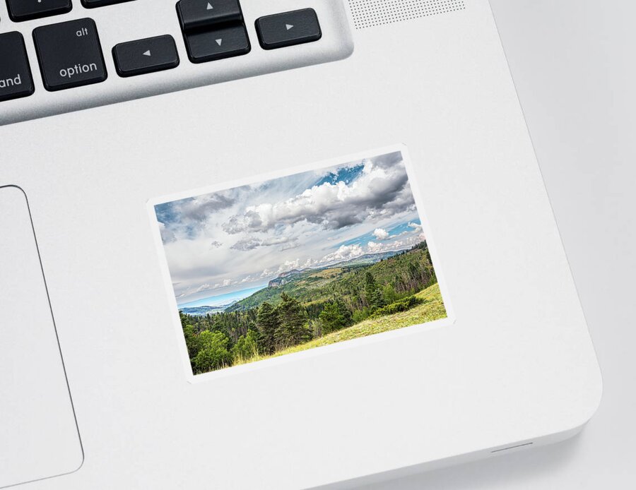 Landscape Sticker featuring the photograph San Juan Mountains New Mexico by Debra Martz