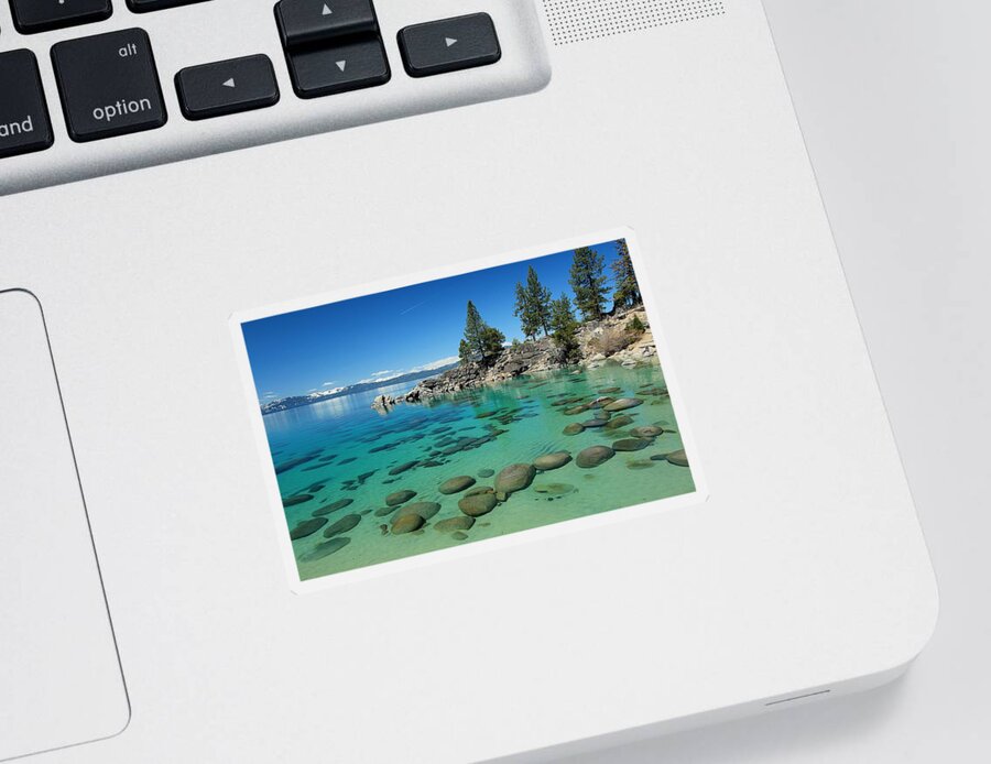 Laketahoe Sticker featuring the photograph Secret Cove by Sean Sarsfield