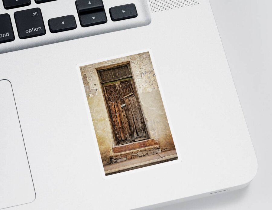 Doors Sticker featuring the photograph Shabby Chic by Carmen Kern