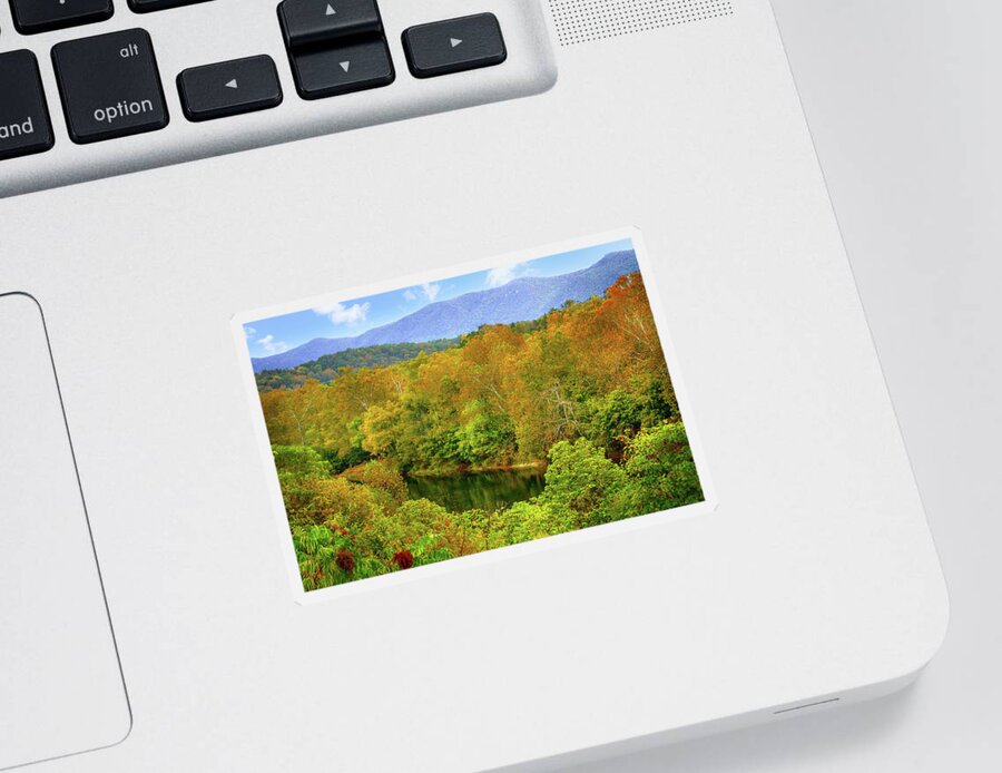 Shenandoah River Sticker featuring the photograph Shenandoah River by Mark Andrew Thomas