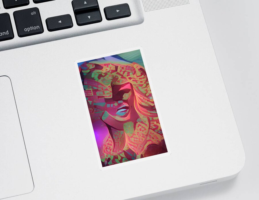  Sticker featuring the digital art So Surreal by Rod Turner
