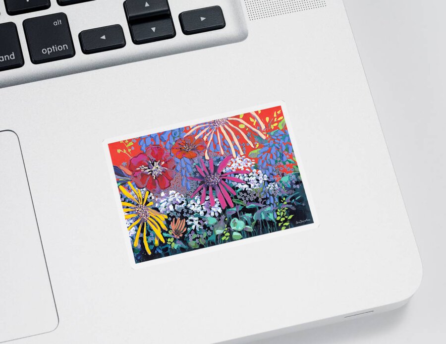 Abstract Sticker featuring the photograph Springtime All of the Time by Claire Desjardins