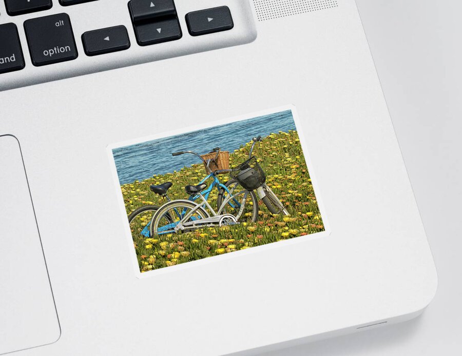Spring Sticker featuring the photograph Springtime in Santa Cruz by Tom Kelly