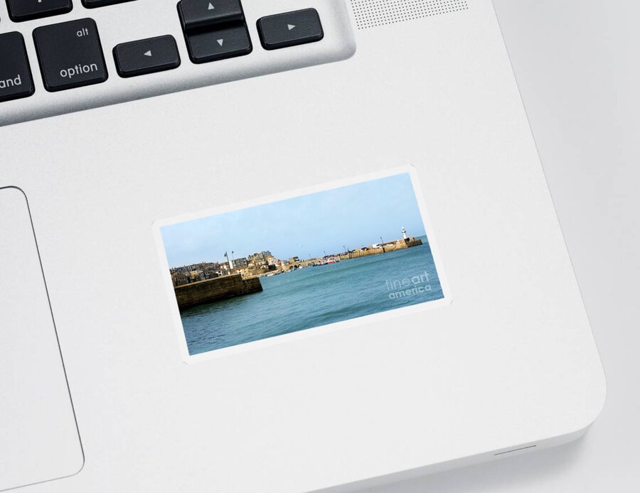 St. Ives Sticker featuring the photograph St Ives Harbour by Terri Waters