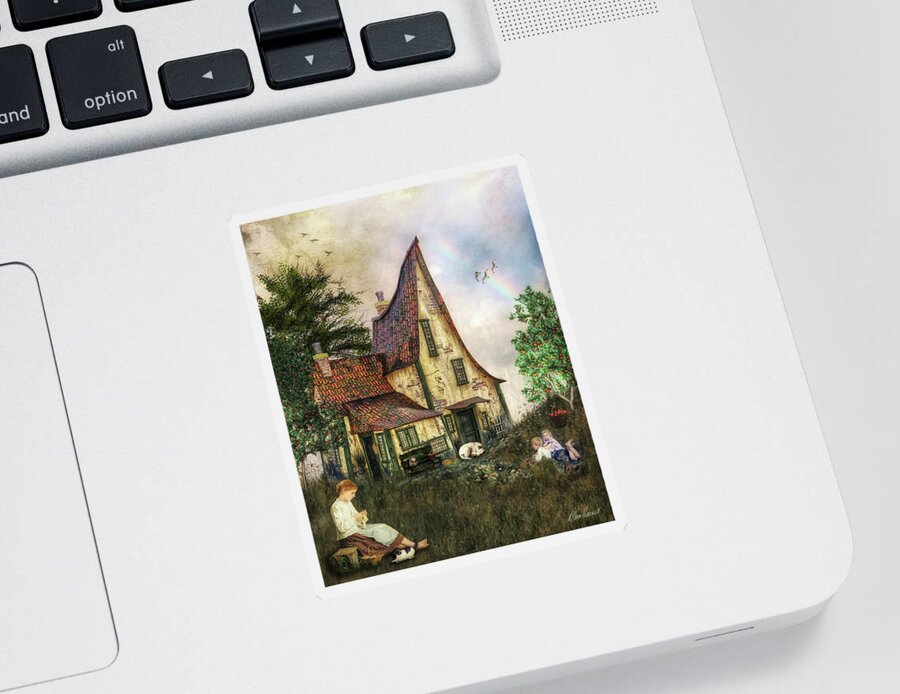 Summer Sticker featuring the photograph Summer Afternoon by Diana Haronis