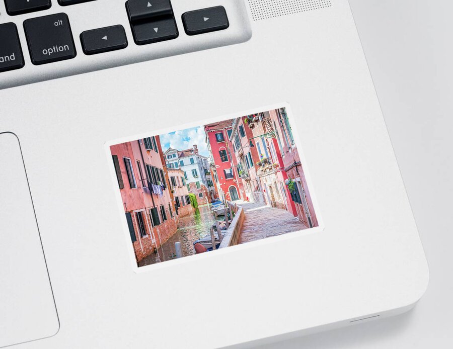 Italy Photography Sticker featuring the photograph Summer Day in Venice by Marla Brown