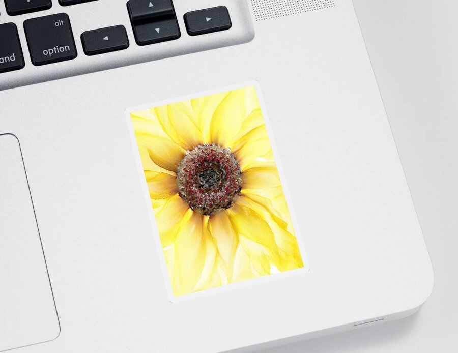Sunflower Sticker featuring the painting Sunflower of Peace No.2 by Kimberly Deene Langlois