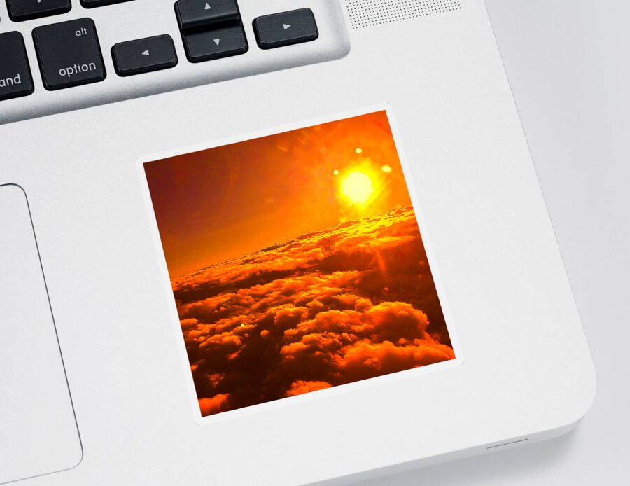 Sunrise Sticker featuring the photograph Sunrise at sunset by Trevor A Smith