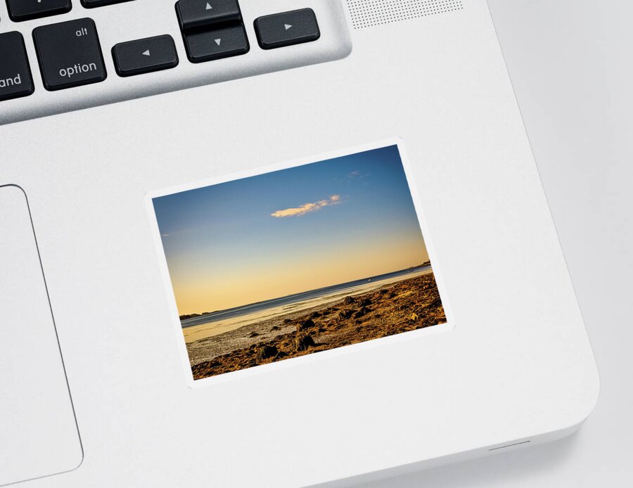 Acadia Sticker featuring the photograph Sunset - Acadia National Park by Amelia Pearn
