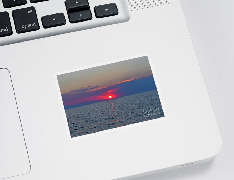 Sunset Sticker featuring the photograph Sunset Dreams by Leonida Arte