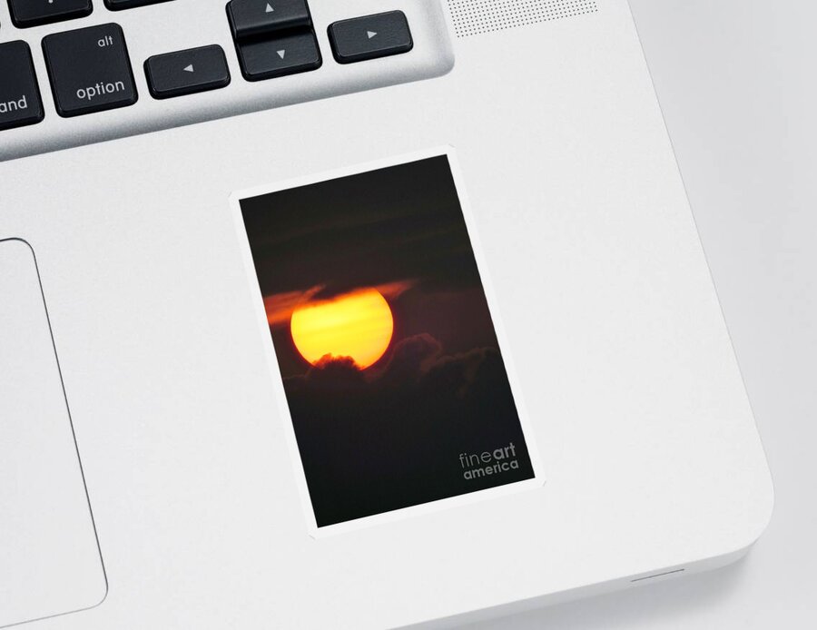 Close Of Day Sticker featuring the photograph Sunset - Stavanger, Norway 1 by World Reflections By Sharon