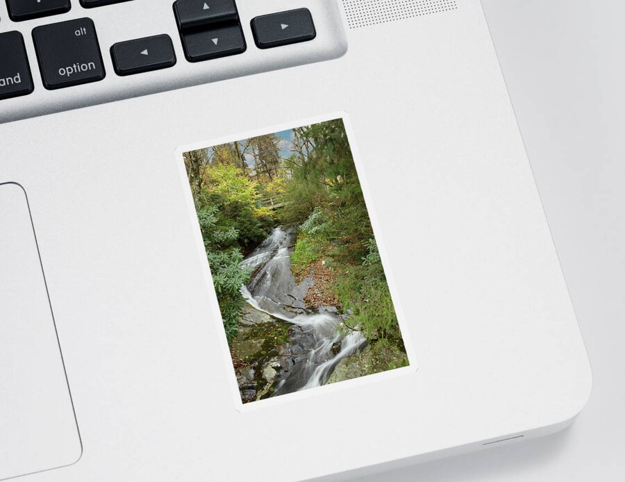 Waterfall Sticker featuring the photograph Sweet Sound by Steve Templeton