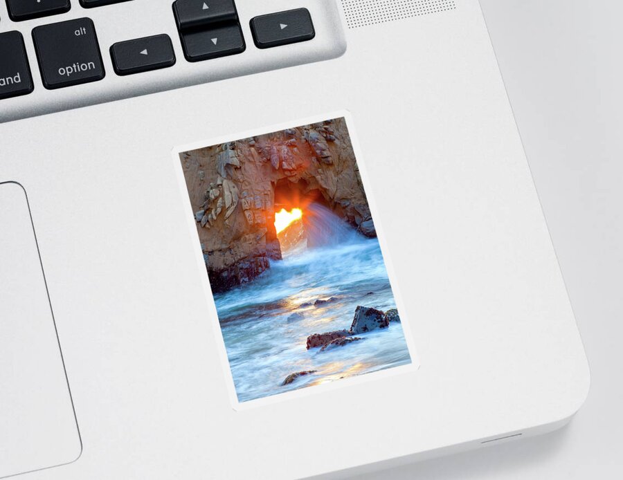 Landscape Sticker featuring the photograph Tears of The Sun by Jonathan Nguyen