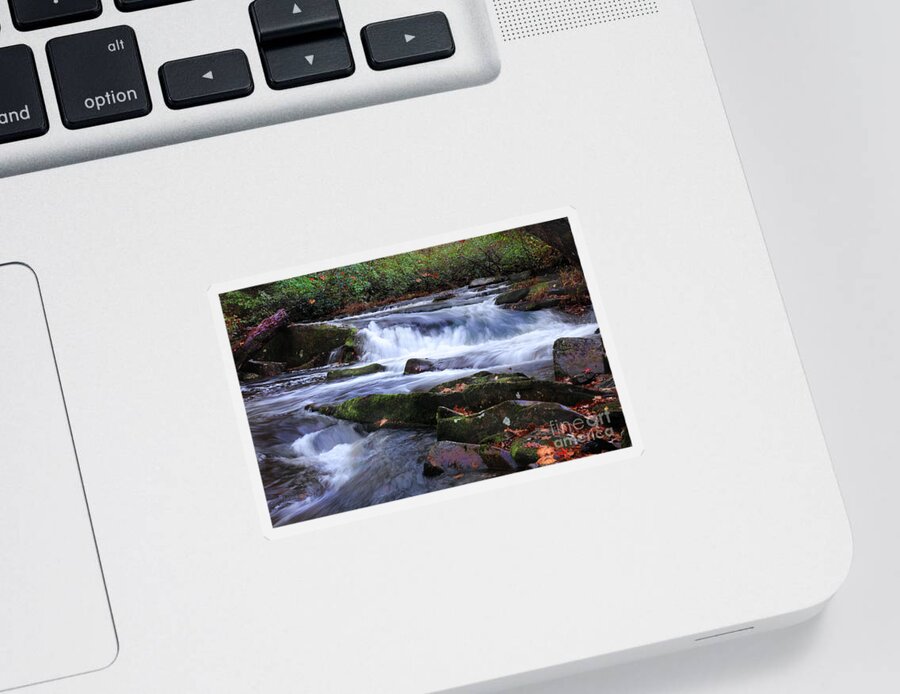 Tellico River Sticker featuring the photograph Tellico Moment by Rick Lipscomb
