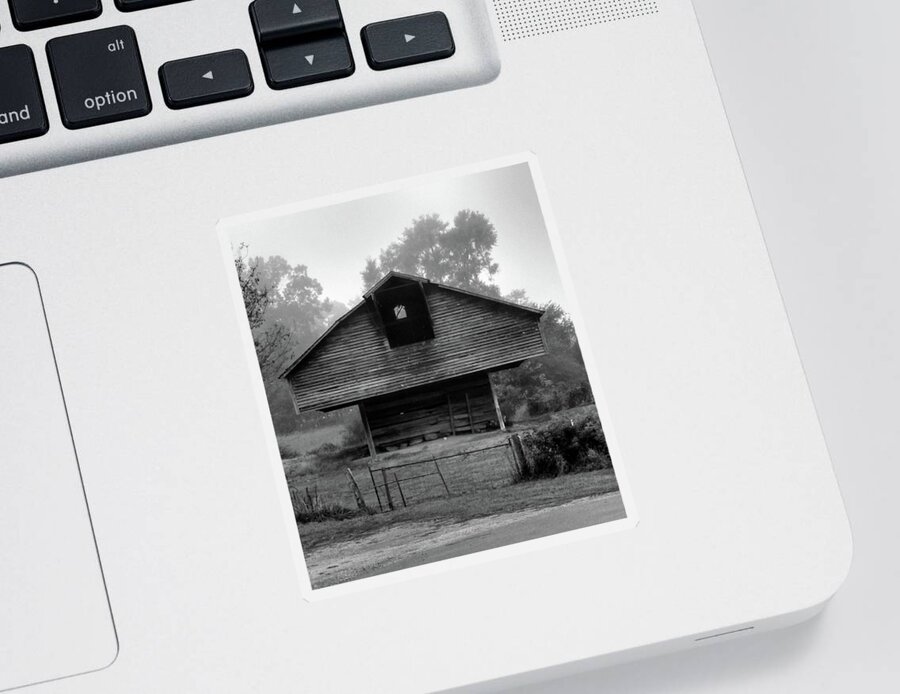 Barn Sticker featuring the photograph Tennessee Barn from the past by Kim Galluzzo