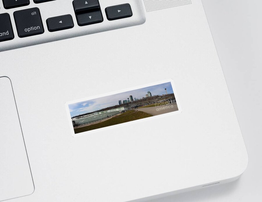 Terrapin Point Sticker featuring the photograph Terrapin Point of Niagara Falls by fototaker Tony