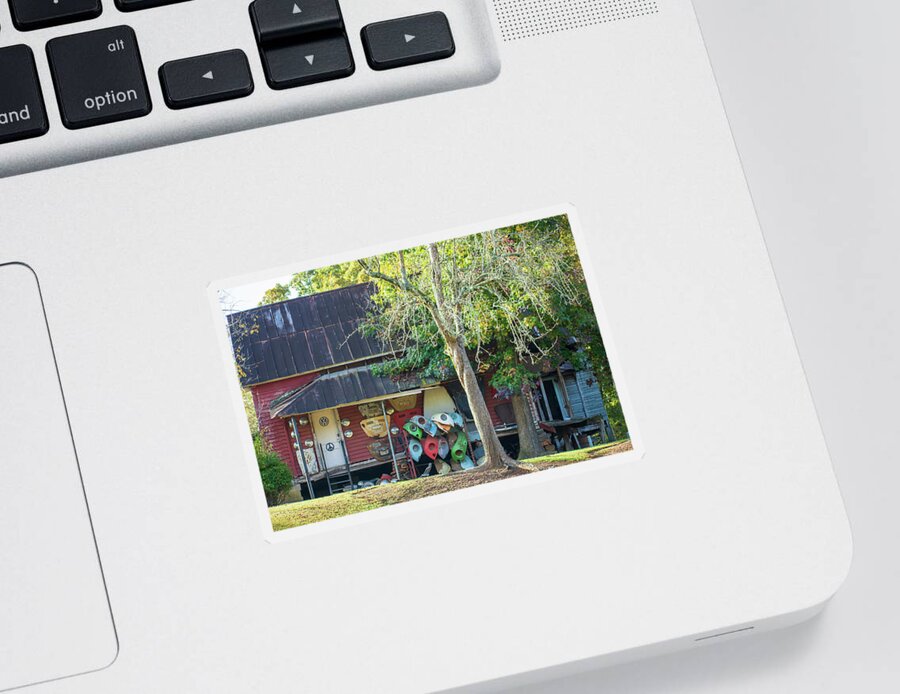 House Sticker featuring the photograph The Beetle House by Mary Ann Artz