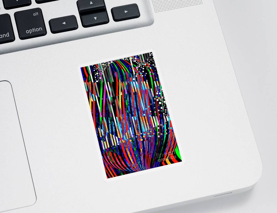 Nag006164 Sticker featuring the digital art The Deep by Edmund Nagele FRPS