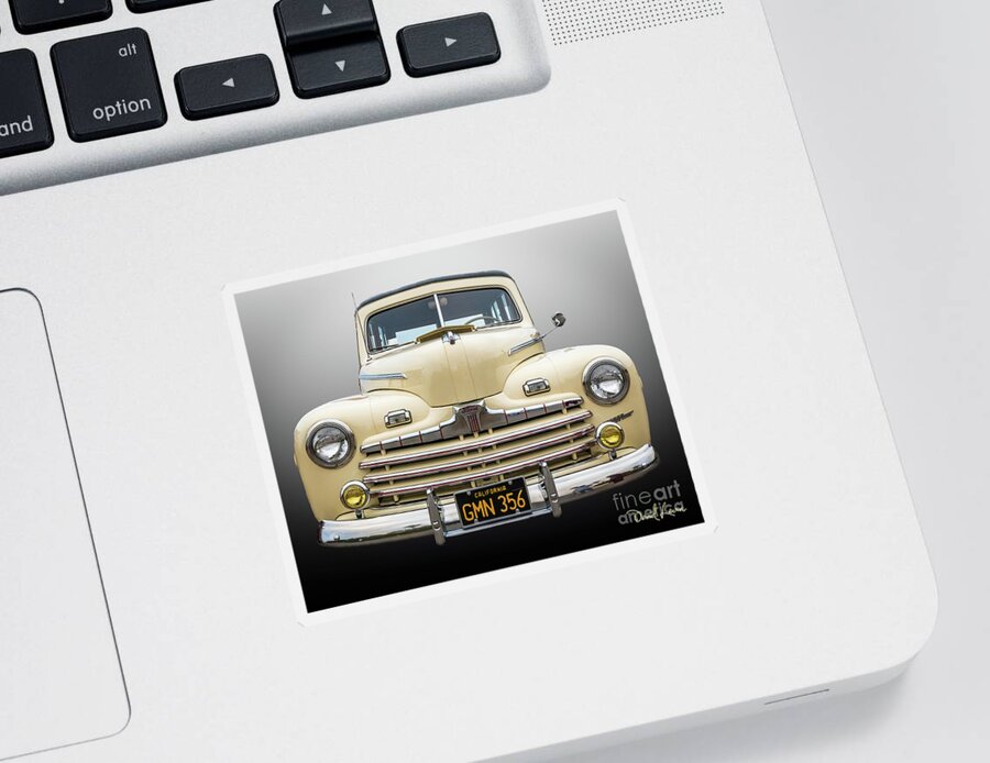 California Sticker featuring the photograph The Face of a Woodie, 1 of 3 by David Levin