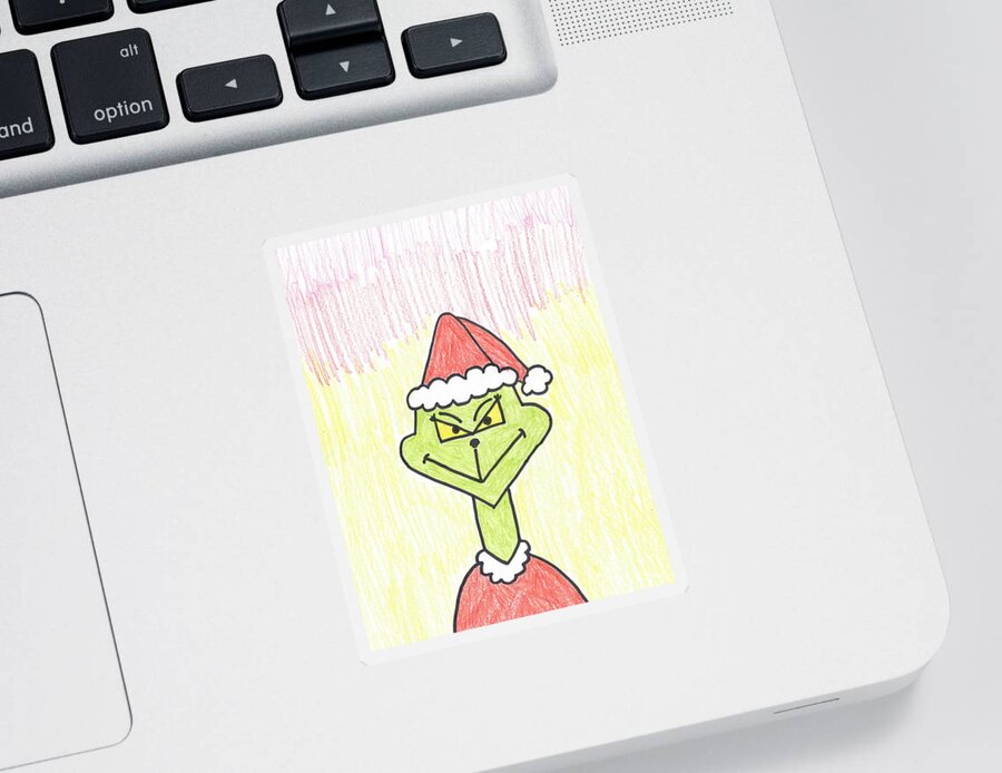 https://render.fineartamerica.com/images/rendered/default/surface/sticker/images/artworkimages/medium/3/the-grinch-calista-wang.jpg?&targetx=122&targety=0&imagewidth=756&imageheight=1000&modelwidth=1000&modelheight=1000&backgroundcolor=F9FCC6&stickerbackgroundcolor=transparent&orientation=0&producttype=sticker-3-3&v=8