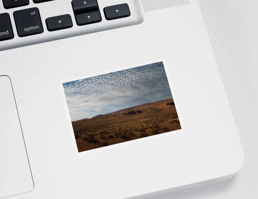 Desert Sticker featuring the photograph The High Desert of Northern Arizona by Laura Putman