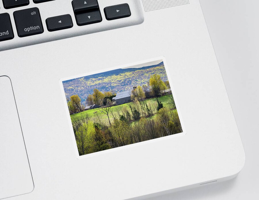 Spring Sticker featuring the photograph The Subtle Colors of Early Spring by Tim Kirchoff