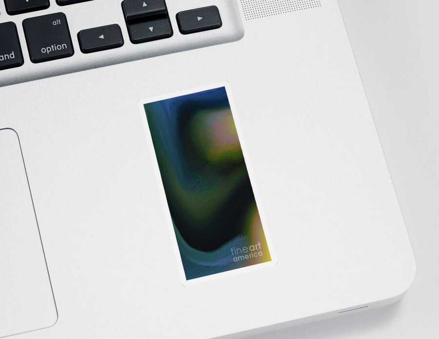 Translucent Sticker featuring the digital art The watcher by Glenn Hernandez