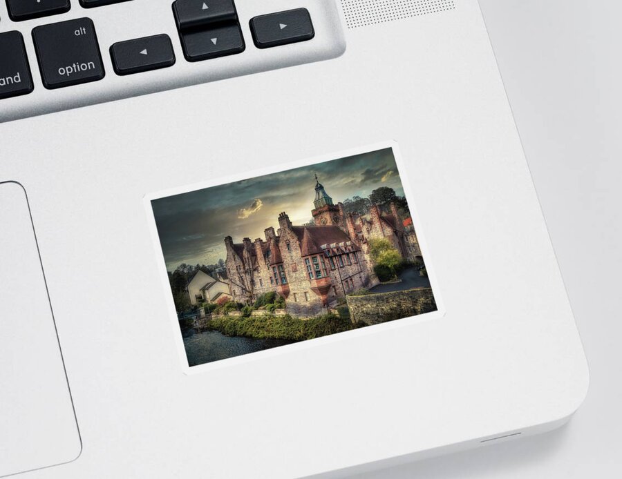Ancient Sticker featuring the photograph The Well Court - Dean Village by Micah Offman
