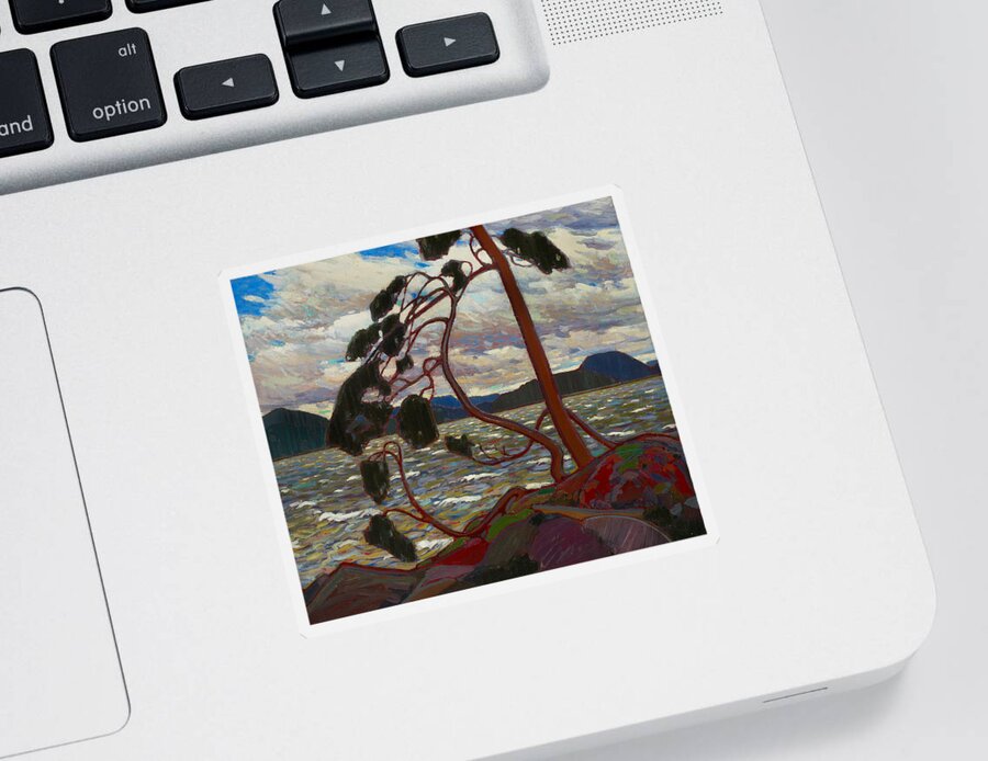 20th Century Art Sticker featuring the painting The West Wind, 1916-1917 by Tom Thomson