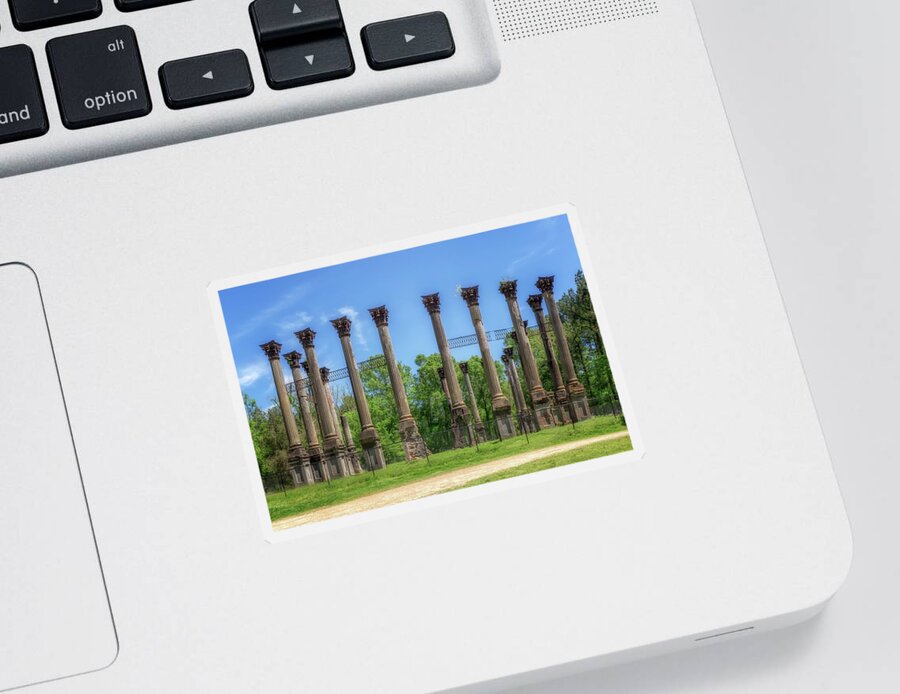 Windsor Ruins Sticker featuring the photograph The Windsor Ruins by Susan Rissi Tregoning