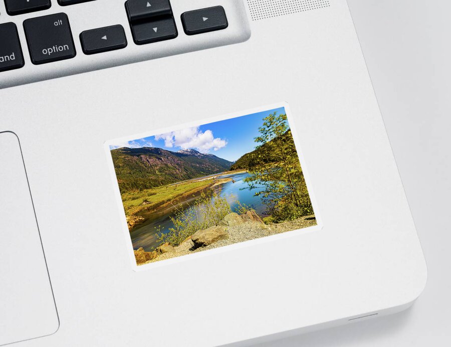 Landscapes Sticker featuring the photograph Thelwood Creek - 2 by Claude Dalley