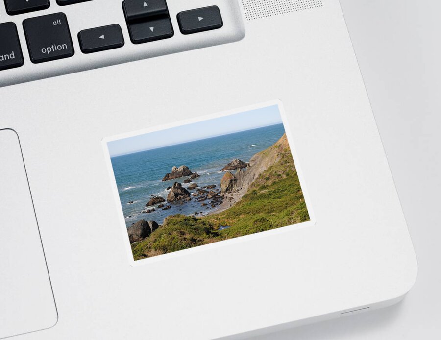 Coast Sticker featuring the photograph Those Rocks by Steven Wills