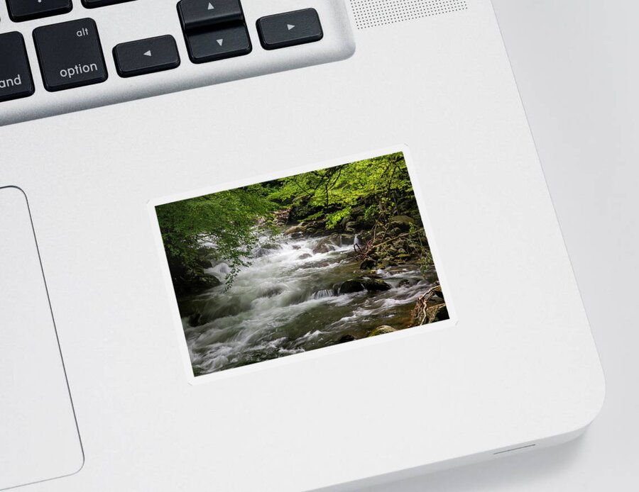 Art Prints Sticker featuring the photograph Tremont Troubled Waters by Nunweiler Photography