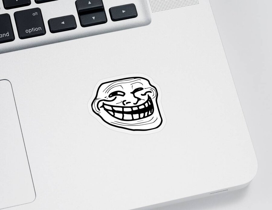 Troll Face Internet Meme Sticker by Hakeem Harrie - Pixels