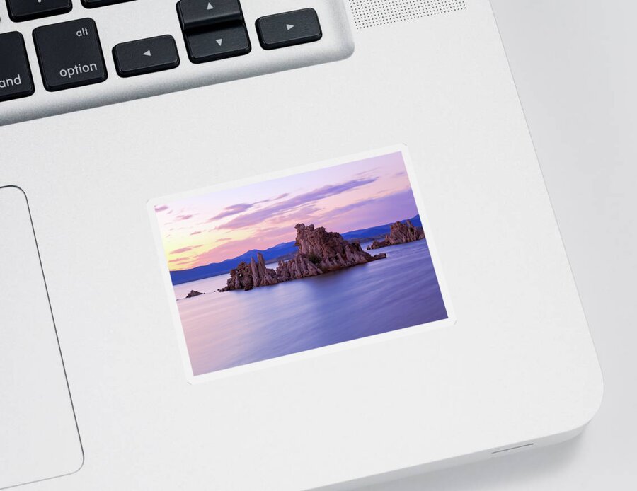 Landscape Sticker featuring the photograph Tufa Islands by Jonathan Nguyen