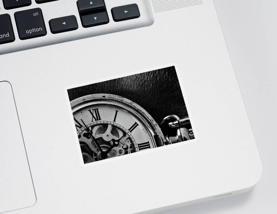 Pocket Watch Sticker featuring the photograph Twenty Minutes by Neil R Finlay