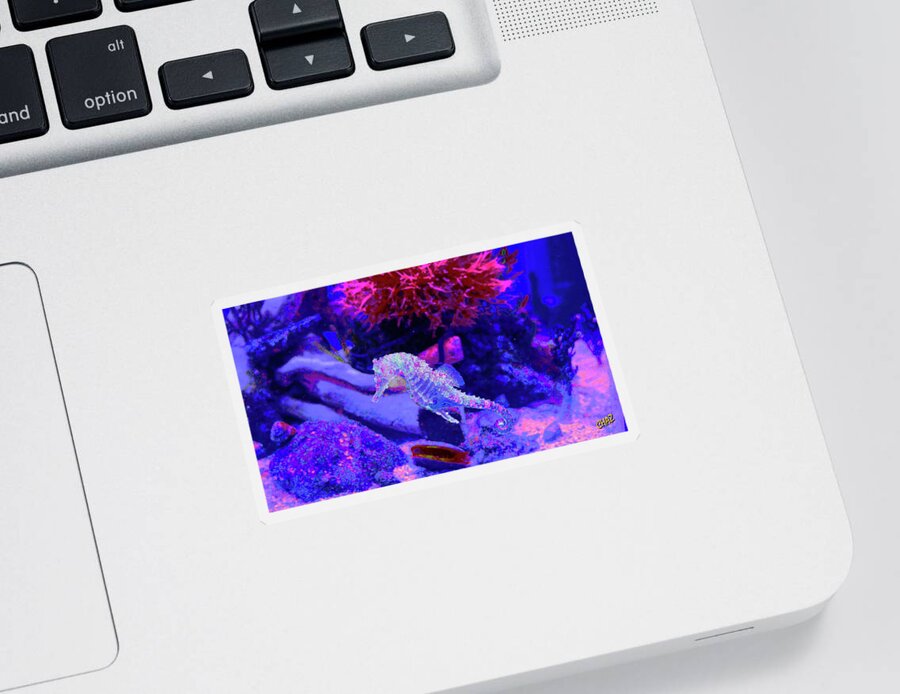 Ocean Sticker featuring the digital art Under The Sea by CHAZ Daugherty