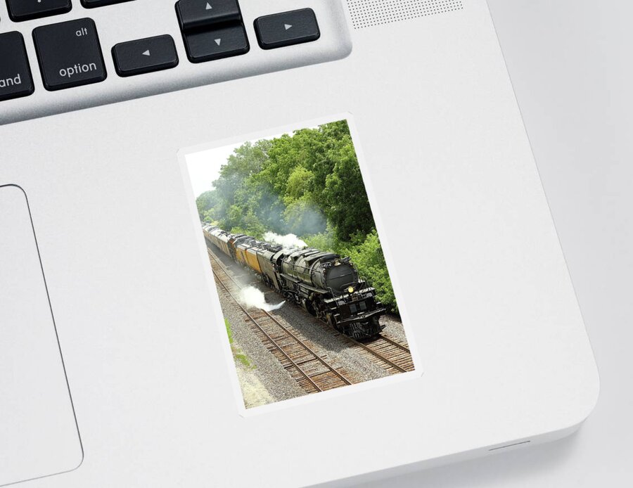 Union Pacific Big Boy 4014 Sticker featuring the photograph Union Pacific Big Boy 4014 by Lens Art Photography By Larry Trager