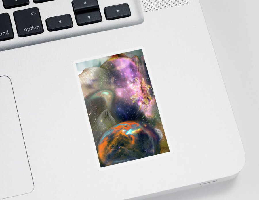 Space Sticker featuring the photograph Untitled_148a by Paul Vitko