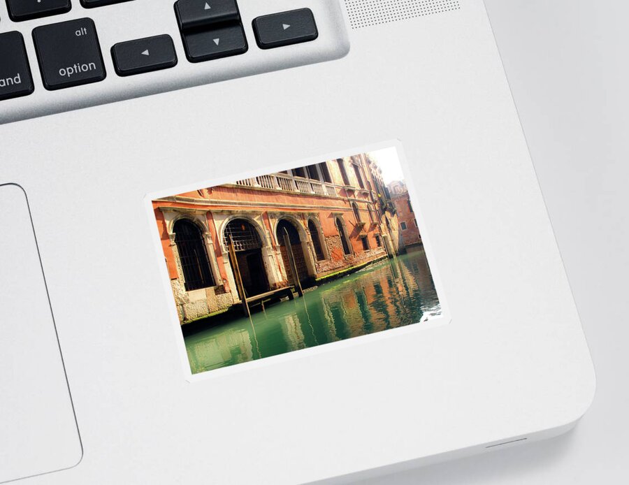 Venice Sticker featuring the photograph Venetian morning by Eyes Of CC